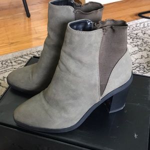 Aldo Green high heel booties